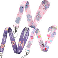 10PCS Cartoon Elephant Phone Lanyard Keys ID Card Bag Phone Neck Strap Toys Action Figure Toy For Kids Collection Gifts