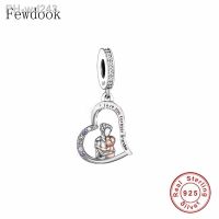 Fit Original Pan Charm Bracelet 925 Sterling Silver I Love You Forever Grandma Bead For Making Women Talisman Berloque 2022