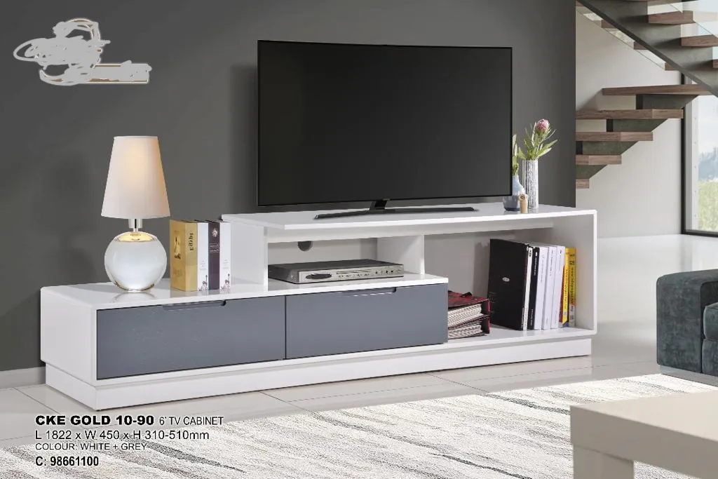 Evoque Sound Bar TV Unit High Gloss Tv Unit, Tv Unit, Living Room