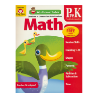 Evan moor at home tutor math pre K preschool Math Workbook California teaching aid English original imported