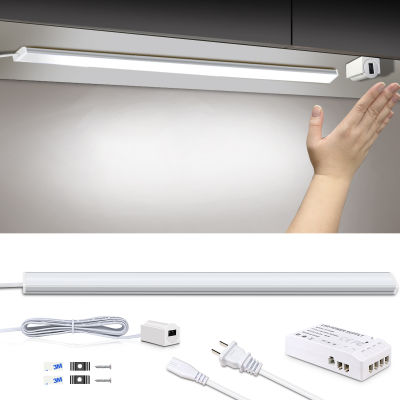 LED Night Light Hand Sweep Sensor Wireless 110V 220V 30 40 50cm Night Lamp For Kitchen Cabinet Wardrobe Lamp Staircase Backlight