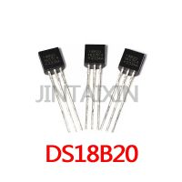 20Pcs inline DS18B20 DS18B TO-92 ชิปเทอร์โมมิเตอร์ดิจิตอลที่ตั้งโปรแกรมได้เซ็นเซอร์อุณหภูมิการรับอุณหภูมิ TO-92