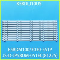 10pcs LED Strip 5LED for TD K58DLJ10US polaroid 58 tvled584k01 JS-D-JP58DM-051EC(81225) E58DM100 3030-5S1P Electrical Circuitry Parts