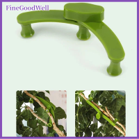 FineGoodWell อุปกรณ์เสริมสำหรับปลูกต้นไม้แบบปรับได้สีเขียวคุณภาพสูงใช้ซ้ำได้อุปกรณ์เสริมเรือนเพาะชำแบบดึงกิ่งคลิปเก็บสายแบบใช้ซ้ำได้