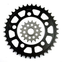 LOPOR CNC 17T38T Front Rear Motorcycle Sprocket for 1190 RC8 10-11 R 11-15 Track 11-13 Duck 990 Superduck 05-12