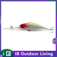 IB เหยื่อล่อปลา Crankbait VIB กลางแจ้งเหยื่อแข็งแบบจมเลเซอร์โครเมี่ยม9.2ก./ 11ซม. ลูกบอล3D สั่นสำหรับปลาเฮอริงน้ำจืด6ชิ้น