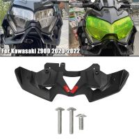 Naked Front Spoiler Winglet Aerodynamic Wing Kit Spoiler For Kawasaki Z900 2020 2021 2022 ABS Carbon firbe Motorcycle Accessorie