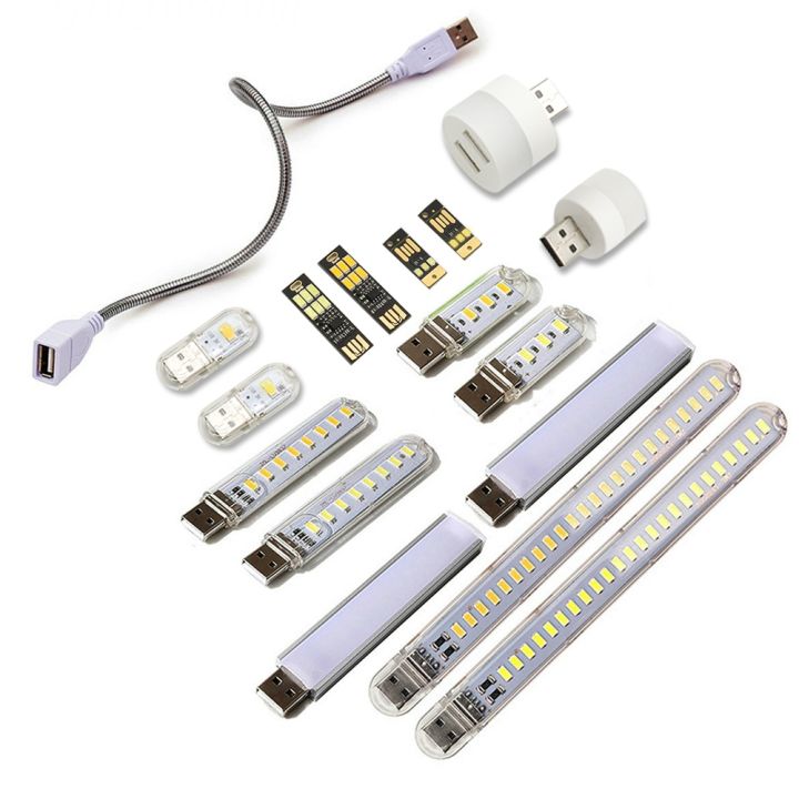 YF】❏♝ Portable Lights USB Night Room Decor Mini Table Desk Lamp ...