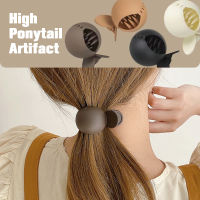 Red Head Anti-sagging Net Hairpin Back Ponytail Female High Grab Round