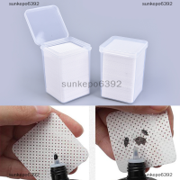 sunkepo6392 200ชิ้น/กล่อง Lint-Free NAIL polish Remover cottons เล็บ Art Soft wipe CLEANER TOOL