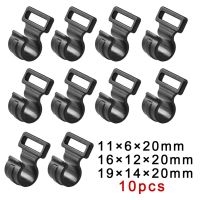 10pcs Tent Hooks Camping Caravan Awning Tent Pole Plastic Inner C Shaped Pole Clips Camping Tent Accessories