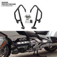 Fit For HONDA Gold Wing 1800 Crash Bar Engine Tank Guard Cover Bumper Frame Protector Goldwing GL1800 F6C 2018 2019 2020 2021 Covers