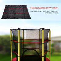 55 In Trampoline Security Net Trampoline Enclosure Net Polyethylene Safe Jumping Pad Protective Fence For Kids Outdoor Sport