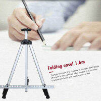 Folding Painting Easel Frame Aluminium Adjustable Portable Tripod Display Bracket for Outdoor Travelling Supplies