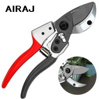 AIRAJ 7/8In New Pruning Shears Pruner Set Bonsai Graft Garden Shears SK5 Steel Pruning Scissor Cut 30Mm Branches PVC Pipe Cutter