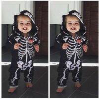 Umorden Baby Skeleton Costume Romper Outfit Hoodie Jumpsuit Infant Toddler Purim Halloween Fancy Dress