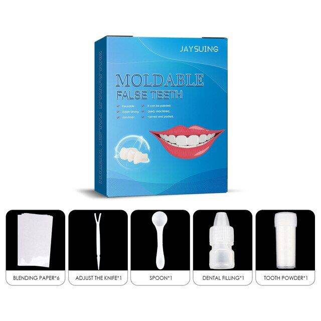 Tooth Filling Kit Temporary Dental Repair Cement Teeth Gap Falseteeth