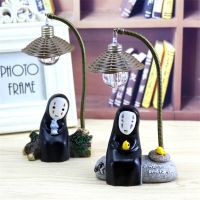 {Super bright bulb} Studio Ghibli Spirited Away No Face Man LED Night Light Miyazaki Hayao Touch Lamp Kids Reading Light Bedroom Decor Manga Anime