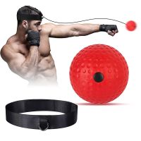 Boxing Reflex Ball with Headband Speed Training Punching Ball for Hand Eye Coordination Agility Reflex Exercise Equipment