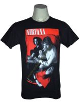 เสื้อวง NIRVANA ร็อคในตำนาน อมตะ เนอร์วานา ไซส์ยุโรป PTB882