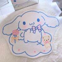 Sanrio My Melody Plush Carpet Super Soft Cute Kuromi Kittie Bedroom Mats Soft Area Rugs Cinnamoroll Carpet Double Blanket