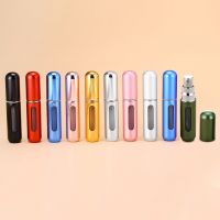 Portable refillable perfume bottle 5ML bottom refillable perfume spray atomizer bottle travel and on-the-go scent pump box Travel Size Bottles Contain