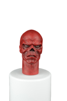 16 Scale Head แกะสลัก Red Skull รุ่นทหารชาย PVC คอยาว12นิ้ว Action Figure Body Doll