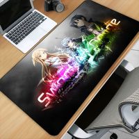 ☸ Anime Sword Art Online SAO HD Printing Mousepad Computer Lock Edge Keyboard Mat PC Desk Pad Large Mouse Pad Dropshopping