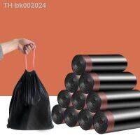 ♕☜ Garbage Bag Disposable Thickened Garbage Bag Kitchen Cleaning Plastic Bag Household 30 Rolls Vest-style Garbage Can Storage Bag