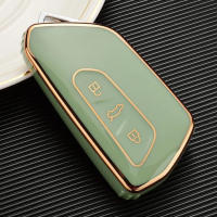 TPU รถ Remote Key Case Cover Shell Fob สำหรับ VW Volkswagen Golf 8 2020 Skoda Octavia A8 2021 SEAT Leon MK4อุปกรณ์เสริม