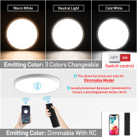 20inch Led Ceiling Lamps Smart APP Remote Control Dimmable Ultra-thin Bedroom Ceiling Lights Panel Light For Kitchen Living Room