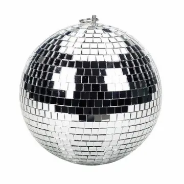 Disco Ball Mirror Ball Reflective Glass10/15/20/30Cm Rotating Mirror Ball  Light Christmas Party Wedding