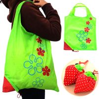 【hot】◎☎∏  Strawberry Eco-friendly Reusable Handbag Shopping Tote