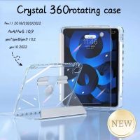 2023 NEW Crystal 360rotating iPad Gen5 Gen6 9.7 ( 2017 2018 5th 6th ) ipad 12.9  pro12.9 เคสไอแพด gen10 case gen7 gen8 gen9 10.2 air4 Air5 10.9 เคส ipad pro11 2018 2020 2021 2022 เคสไอแพดเจน 10 เคสไอแพดเจน 9 10.2