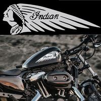 Motorcycle Stickers Indian Badge Motor OiL Tank PVC Left Right Side Racing Helmet Decals Black For XL1200 Softail