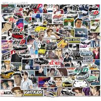 10/30/50/100PCS Anime Initial D Cartoon Stickers Skateboard Laptop Phone Bike Car Luggage Cool Waterproof Toy Sticker for Kids