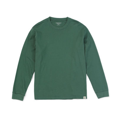 SIMWOOD 2021 Autumn New Long Sleeve T Shirt Men Solid Color 100 Cotton O-neck Tops Plus Size High Quality T-shirt SJ120967
