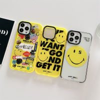 Tide brand Case.tify Cute Phone Case for iphone 14 14plus 14pro 14promax 13 13pro 13promax  Cool Yellow Smiley Face Graffiti pattern model Shockproof air cushion soft case 12 12pro 12promax 11 11promax x xr xsmax 7+ ins popular