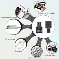 ตัวแปลงตัวเชื่อมอะแดปเตอร์ USB3.1ชนิด C เป็นไมโคร USB2.0 2ชิ้นอะแดปเตอร์เชื่อมต่อข้อมูล OTG ตัวผู้-ตัวเมียความเร็วสูงอเนกประสงค์สำหรับแล็ปท็อปและแท็บเล็ต