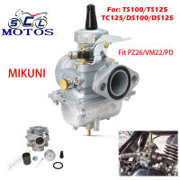 SCLรถจักรยานยนต์โมโตสำหรับMikuniสำหรับVergaser 26มม.VM22 PZ26 PDคาร์บูเรเตอร์สำหรับSUZUKI TS125 TS125N TC125 TS100 DirtจักรยานATV Quad