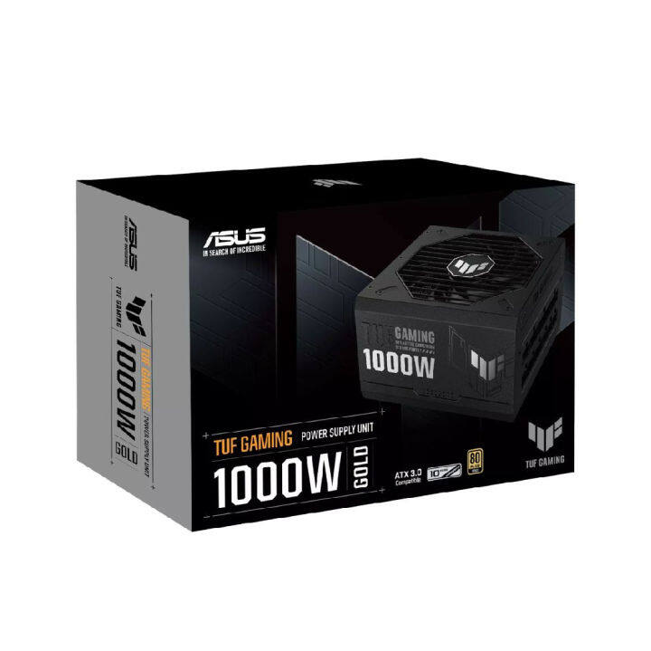 พาวเวอร์ซัพพลาย-asus-power-supply-tuf-gaming-1000g-1000watt-80-gold-10-year