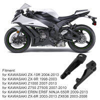 เหยียบพักเท้าหมุดเท้าหน้ารถจักรยานยนต์ยาง1คู่สำหรับ KAWASAKI ZX-6R ZX-7R ZX-9R ZX-10R Z1000 ZX-12R