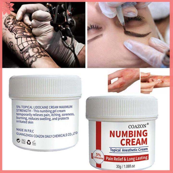 30g Topical Numb Anesthetic Numbing Cream Piercings Waxing Laser