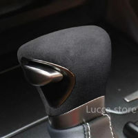 For Lexus NX 300h 450h RX 400h GS ES IS UX 250h F Sport Ultrasuede Wrap Gear Shift Knob ABS Trim Cover Sticker car Accessories