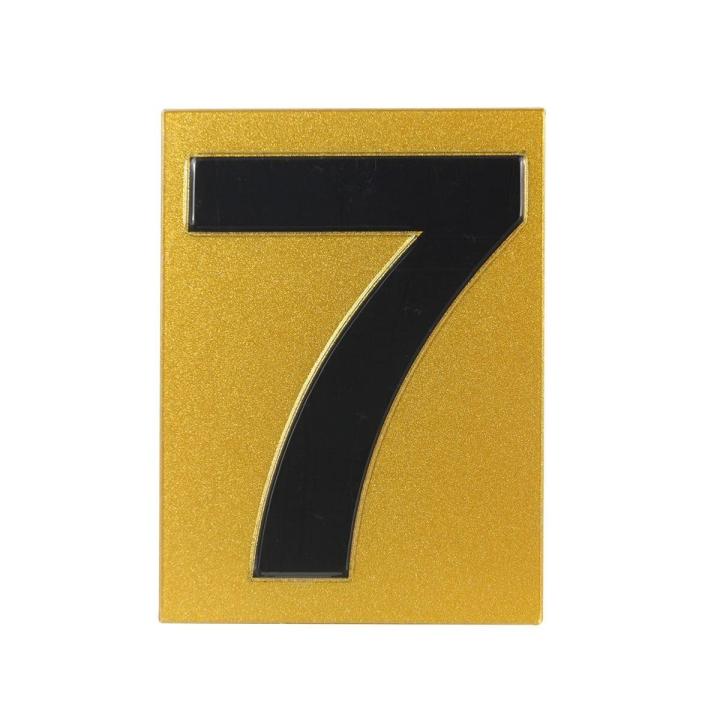 ตัวเลข เลขอาราบิก ตัวอักษรPVCสำหรับทำป้ายบ้าน ตัวเลขD.I.Y. The number,gold for making labels