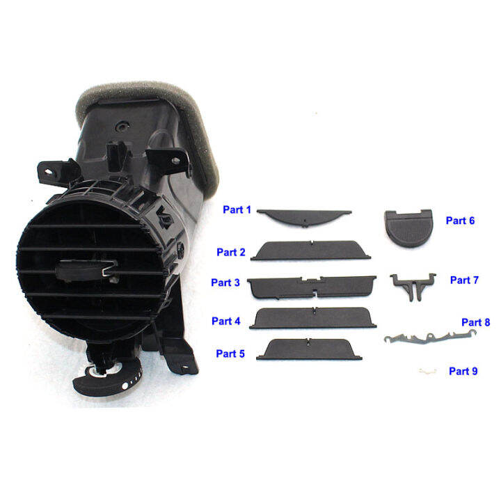 Front Center Console Air Conditioner Vent Outlet Tab Clip Repair Kit