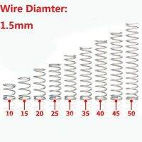 【LZ】 10pcs Wire Dia. 1.5mm 304 Stainless Steel Compression Pressure Springs