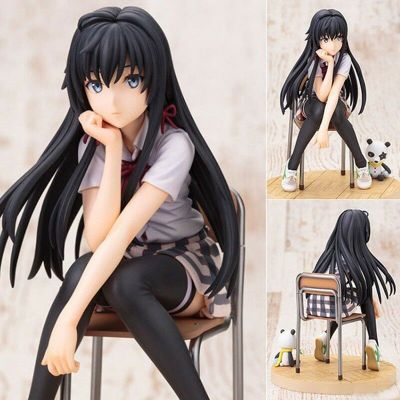 OreGairu ฟิกเกอร์ Yukinoshita Yukino Figure Anime กะแล้วชีวิตรักวัยรุ่นของผมมันต้องไม่สดใสเลยสักนิด My Teen Romantic Comedy SNAFU PVC with Chair with Box