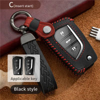 ACar Key Case สำหรับ Toyota Highlander Rav4 Izoa Chr n Camry Corolla Reiz 2010 2011 2012 2013 2014 2015 2016 2017 2018 CoverM