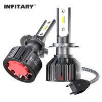 Infitary H7 H4 LED Headlights For Cars Bulbs 12V White 6500K COB F2 H1 H3 H11 H8 H13 9005 9006 Mini Fog Lights Headlamps Lamps Bulbs  LEDs  HIDs